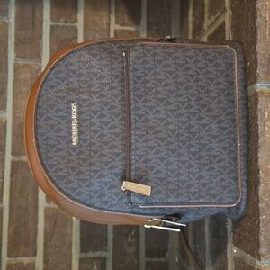 Michael Kors Adina Logo Large Backpack‎ Brown